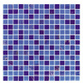 Bathroom Fountains Blue Stained Glass Mosaic Tile Iridescent Color